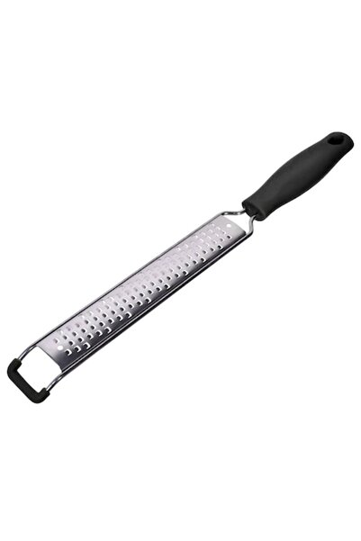 SHOPIENS Kitchen Grater, Metal, Black Handle, 33.5 cm - MYONNA