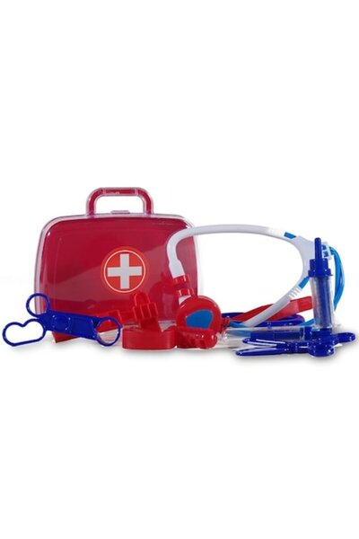 OEM Set medical play set with suitcase, 10 accessories, multicolor, AKS400