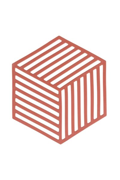 OEM 3D Pot Support, Cube, Salmon, 16x14 cm