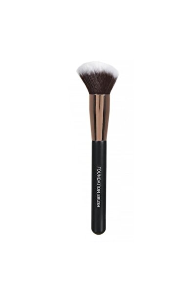 MYONNA IT & E- COMMERCE Flat Kabuki Makeup Brush, Black, 17.5 cm