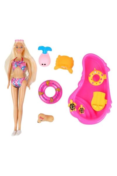 OEM Păpușă manechin, model vacanță de vară, accesorii piscină, multicolor