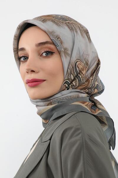 Aisha's Design Patterned Voile Scarf,Es-121