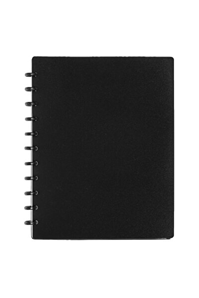 OEM Dosar A4 Magic Clip, negru, cu 20 de coli de protecție