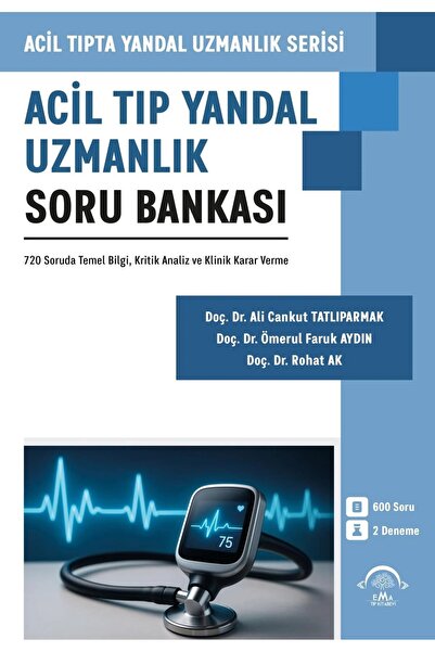 Ema Tıp Kitabevi Acil Tıp Yandal Uzmanlık Soru Bankası - Ydus Acil Tıp