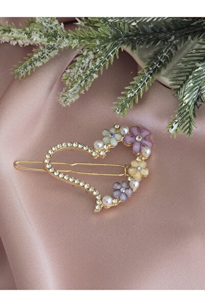 Glamluxe مشبك على الطراز الكوري بتصميم زهور