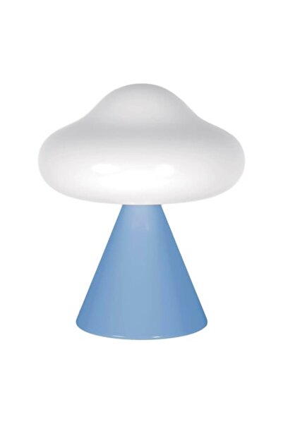 OEM Lampă de masă LED, Model Nor, Culoare Albastru și Alb, Dimensiuni Ø8x10cm...