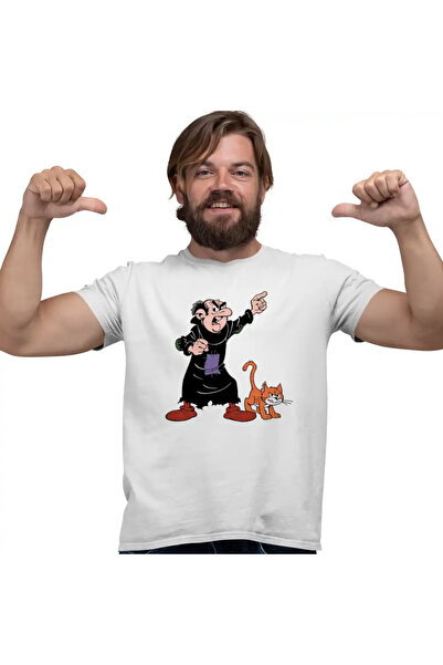 OEM Tricou Barbati Gargamel Azrael Strumfii Vrajitor