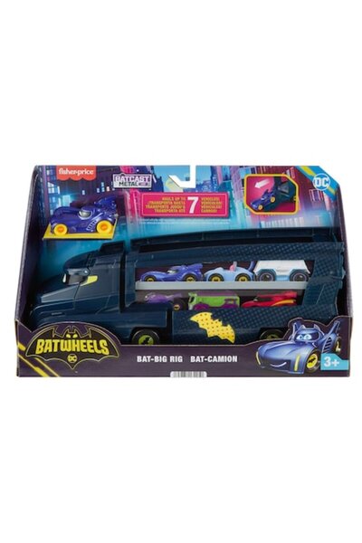 OEM Mattel Batwheels Toy Truck and Vehicle Set, Multicolor, Age 3+