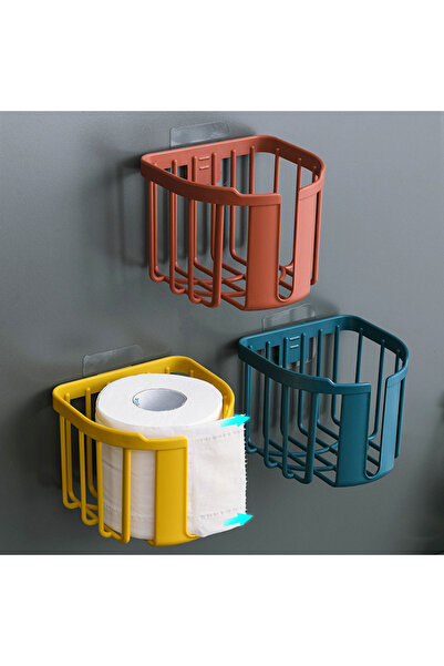 ARVALE Duvara Monte Plastik Sepet Askılı Organizer – Banyo ve Mutfak Düzenleyici