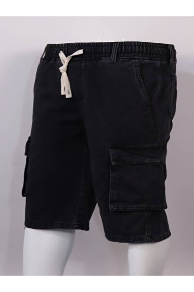 Red Planet Men’s Denim Bermuda Shorts with Multi Pockets – Casual