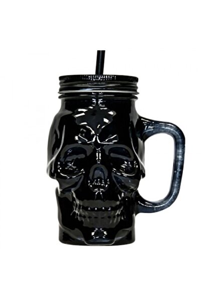 OEM Cană Black Skull - Neagră