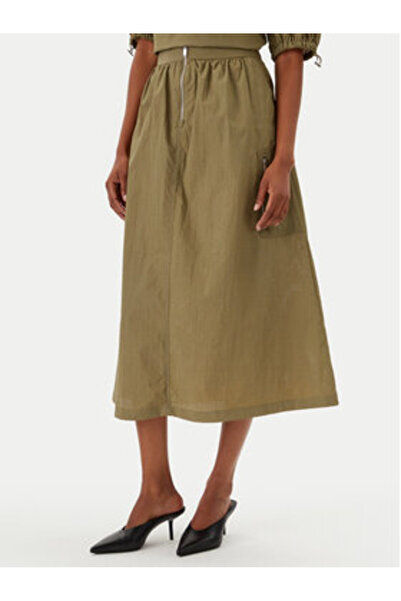 Dkny Women's A-line Skirt P5BNSAFC Green