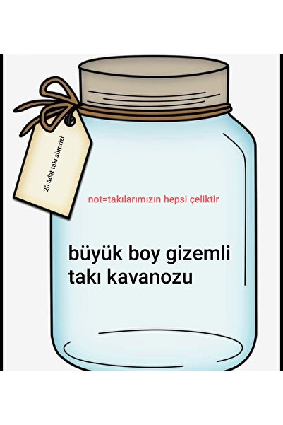 Liva Takı kavanozu büyük boy