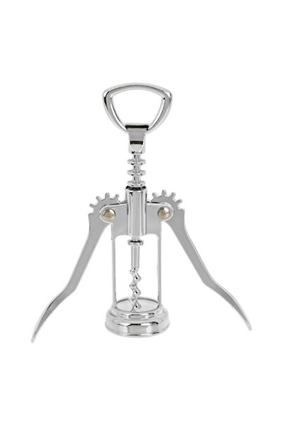 SHOPIENS Metal Corkscrew, 17 cm, Silver, MYONNA
