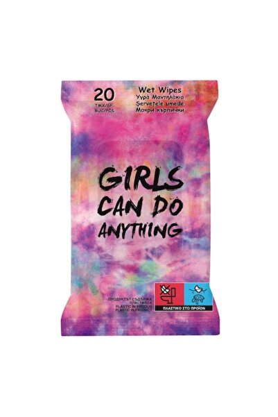 SHOPIENS Servetele Umede, Tie Dye Girls, Aloe Vera si Vitamina E, Multicolor,...