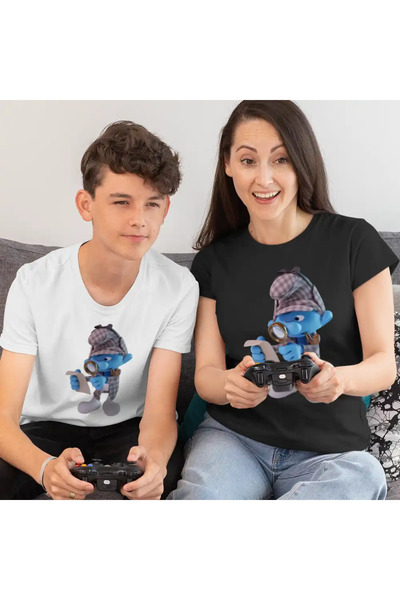 OEM Tricou Copii Baieti Strumfii Detectiv Sherlock