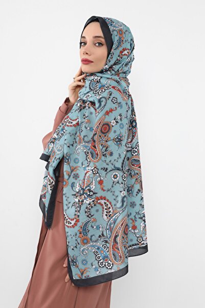 Aisha's Design Patterned Voile Shawl, Sal-122