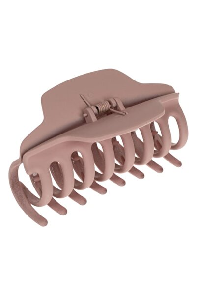 MYONNA IT & E- COMMERCE Agrafă de păr pentru femei, model gheară, culoare nud, 10x5 cm