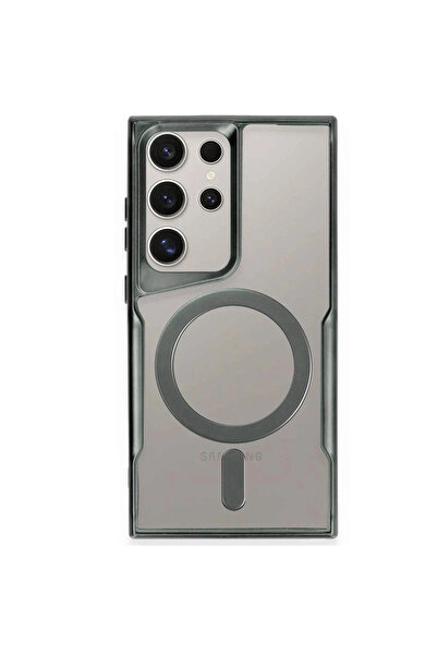 NewFace غطاء سيليكون ماج سيف لهاتف سامسونج جالاكسي إس 24 ألترا من إس بي تي آر...