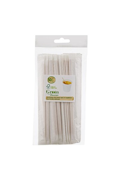 OEM Set bețișoare de amestecat din lemn, fără marcă, 14x0,5 cm, 50 bucăți, ambalate individual, -Ușor de utilizat