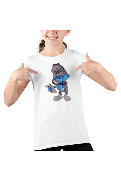 OEM Tricou Copii Fete Strumfii Detectiv Sherlock