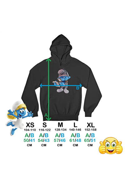 OEM Hanorac Copii Fete Strumfii Detectiv Sherlock