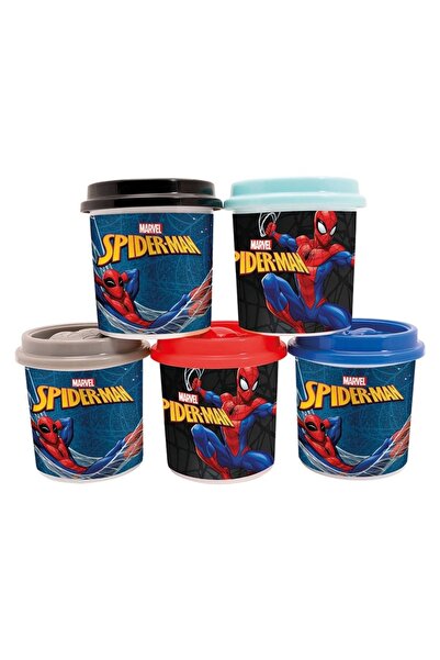 SHOPIENS Spiderman Modeling Clay Set - 5 Containers, Multicolor, 570 g