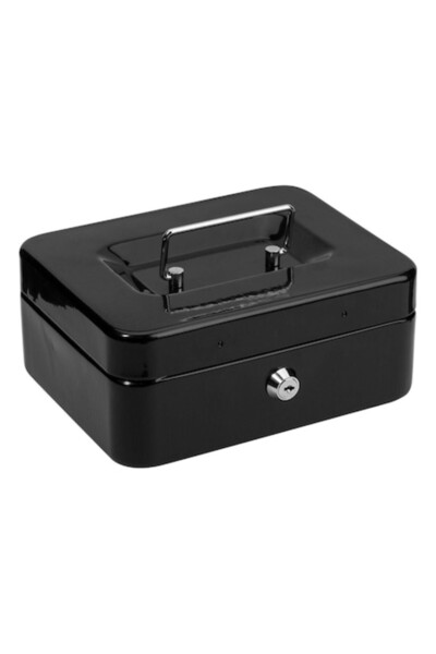 OEM Μεταλλικό κουτί αποθήκευσης χρημάτων, 20x16x9cm, εσωτερικά διαμερίσματα, ...