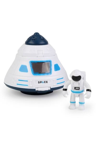 OEM Capsulă cu astronaut, lumini, 18x13x13,5cm, pentru copii