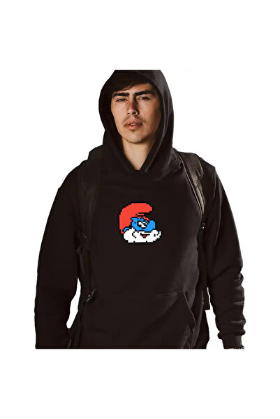 OEM Hanorac Barbati Pixel Art Papa Strumf