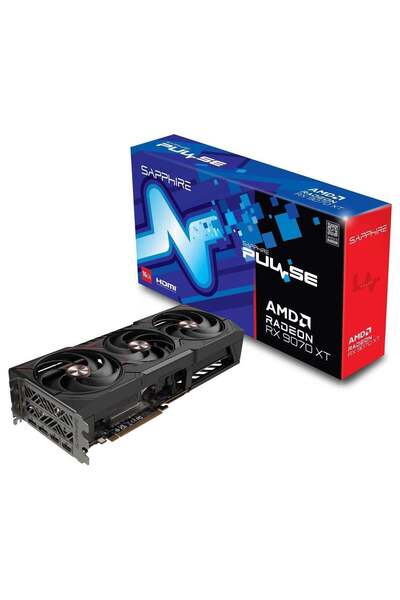 SAPPHIRE Pulse AMD Radeon™ RX 9070 XT 16GB GDDR6 Graphics Card