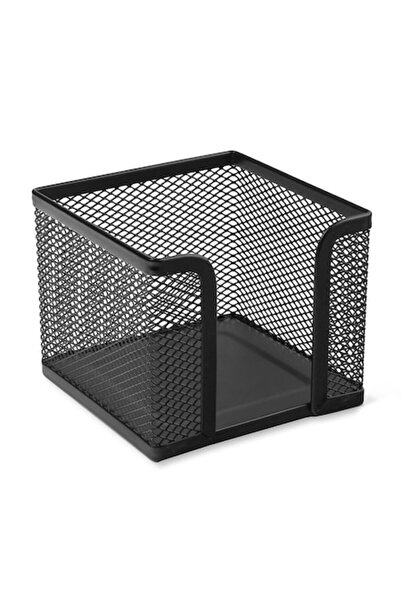 SHOPIENS Suport metalic pentru notițe, negru, 9,5x9,5 cm, MYONNA
