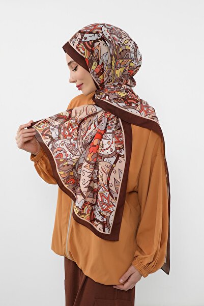 Aisha's Design Patterned Voile Shawl, Sal-111