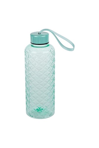 OEM Green Plastic Water Bottle with Cord - 500ml