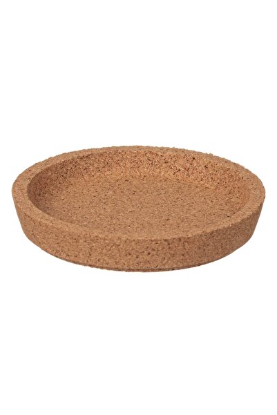 OEM Round cork coaster with rim 10 cm