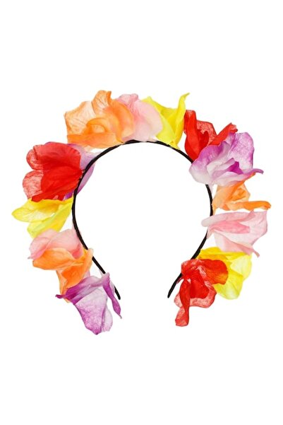 OEM Χαβανέζικο στεφάνι με πολύχρωμα λουλούδια