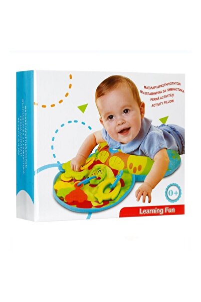 OEM Multicolored Activity Pillow with Hanging Toys