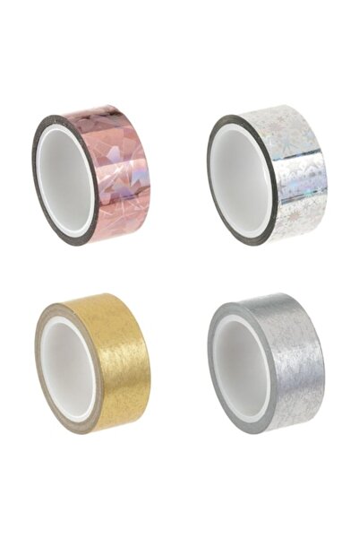 OEM Set Benzi Adezive Washi Tape, 4 Buc, Multicolor, 5mx1.5cm