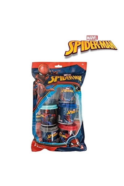 SHOPIENS Spiderman Modeling Clay Set - 5 Containers, Multicolor, 570 g