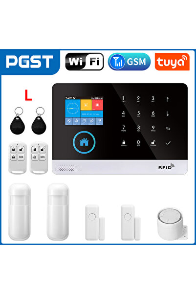 Choice3 نظام أمان منزلي من بولجار، مزود بقابس أوروبي، وشاشة 2.4 بوصة، وتقنية ...