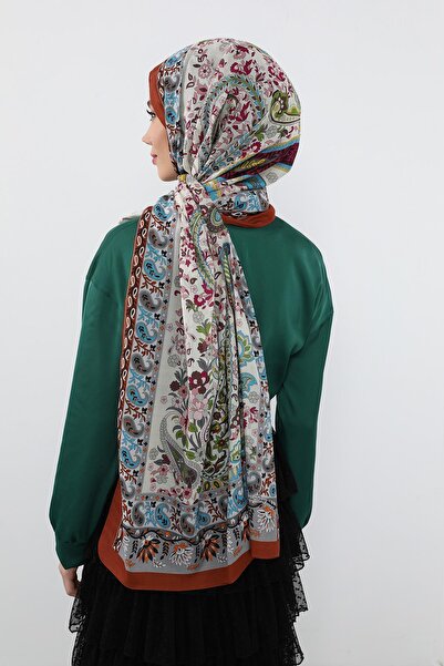 Aisha's Design Patterned Voile Shawl, Sal-106