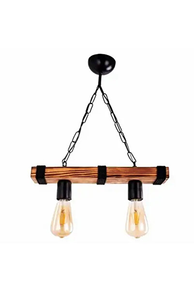 LED CONCEPT Pendant lamp with lampshades, black, linear, 39x10x100cm, 1xE27 bulb model