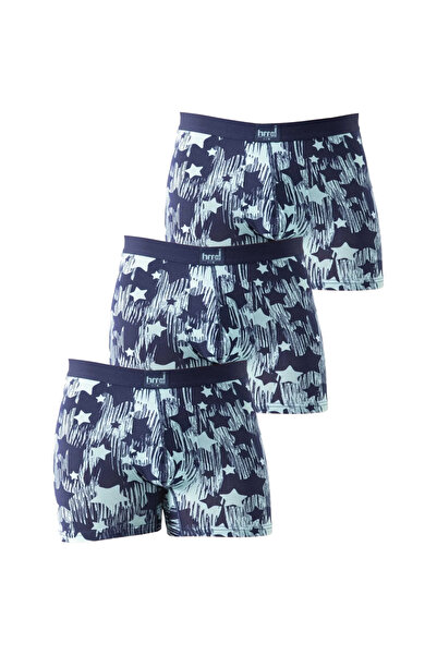 Hmd Lycra Patterned Men's Boxer Set of 3