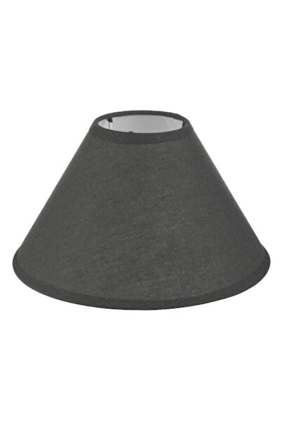 OEM Abajur, Gri, Dimensiuni 8x14x21.5cm, Material textil