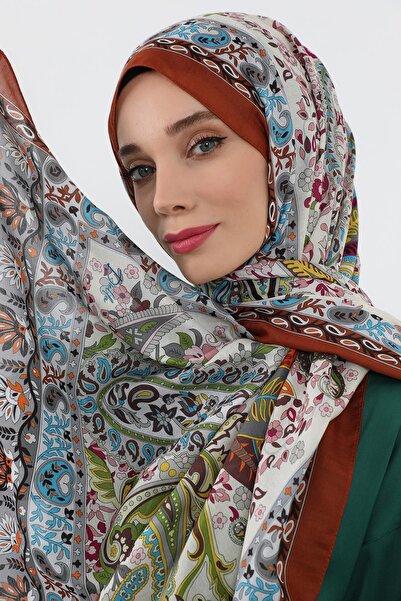 Aisha's Design Patterned Voile Shawl, Sal-106