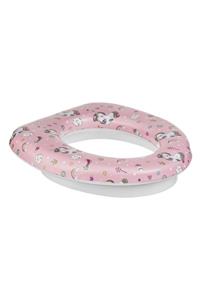 OEM Honey Baby Children's Toilet Seat Reducer, Unicorn Design, Girls, Pink, 29x27 cm