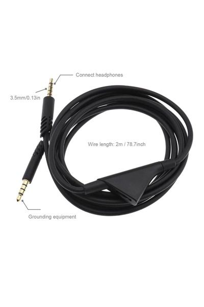 the ROAD Replacement Headset Audio Cable with Volume Control Compatible with Astro Gaming Headsets