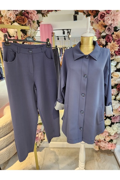 Kayra alt-üst takım indigo kadın