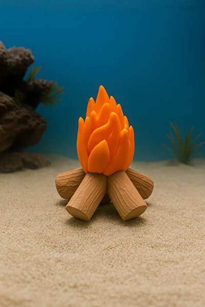 MD×JOA Akvaryum Dekoru ※ Kamp Ateşi Dekoru ※ Mini Akvaryum ve Büyük Akvaryum ...