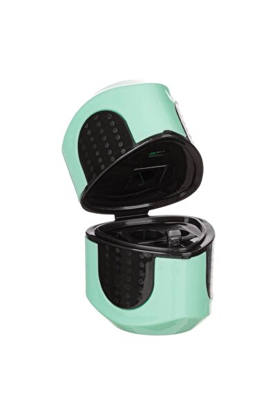 SHOPIENS Tube Sharpener, 3 Holes, Mint Green, Plastic, Protective Cap